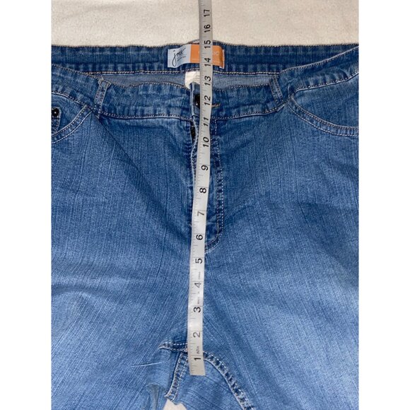 Just My Size JMS Classic Womens 24W Blue Denim Jeans Cotton Blend Average Fit - Picture 5 of 7